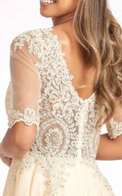 Elizabeth K GL1982 Dress -THE DRESS WARE HOUSE GL1982 CHAMPAGNE D2 342987