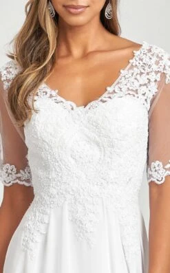 Elizabeth K GL1982 Dress -THE DRESS WARE HOUSE GL1982 OFFWHT D1 786848