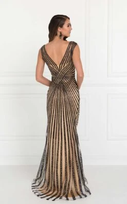 Elizabeth K GL2053CL Dress -THE DRESS WARE HOUSE GL2053 BLKNUDE 2O b3e2ce17 b688 4c54 bed4 0850f4fcc5ab 195083