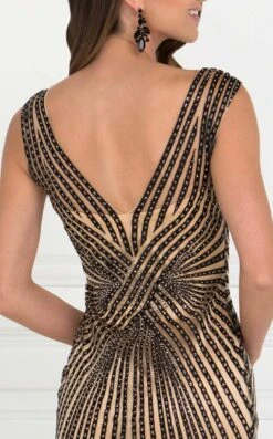 Elizabeth K GL2053CL Dress -THE DRESS WARE HOUSE GL2053 BLKNUDE 4O 56833a8f 74af 4988 aab4 69cee0c52fd8 765768