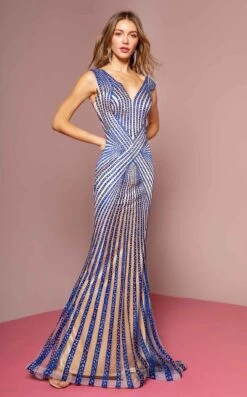 Elizabeth K GL2053CL Dress -THE DRESS WARE HOUSE GL2053 RBLUENUDE 1O 0b648c44 3fac 4043 a120 b5f295b217f0 596299