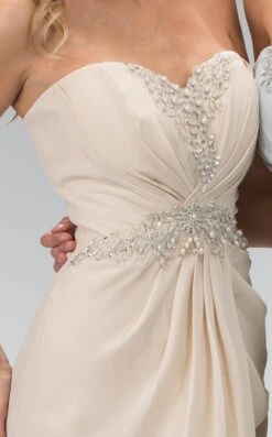 Elizabeth K GL2060 Dress -THE DRESS WARE HOUSE GL2060 LBEIGE 3O 9be3b865 6045 4f1d a82f 87efd0c72b4f