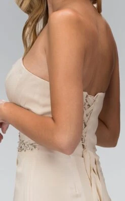 Elizabeth K GL2060 Dress -THE DRESS WARE HOUSE GL2060 LBEIGE 4O a3fdb174 45a3 4e57 be2a 26e36b8ef141