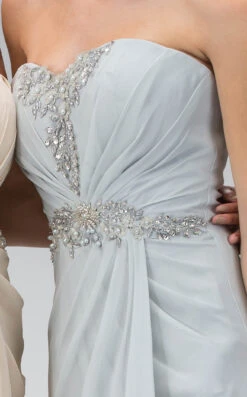 Elizabeth K GL2060 Dress -THE DRESS WARE HOUSE GL2060 SILVER 4O 307695