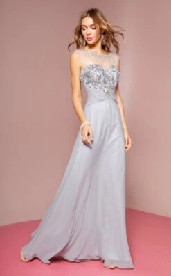 THE DRESS WARE HOUSE -THE DRESS WARE HOUSE GL2085 SILVER 1O b061e558 713b 4b09 b81b 63f19b76336b