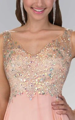 Elizabeth K GL2116 Dress -THE DRESS WARE HOUSE GL2116 PEACH 3O 439694