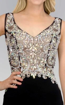 Elizabeth K GL2128 Dress -THE DRESS WARE HOUSE GL2128 BLACK 3O 587000