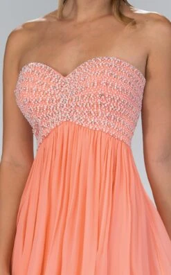 Elizabeth K GL2148 Dress -THE DRESS WARE HOUSE GL2148 CORAL 3O 705625