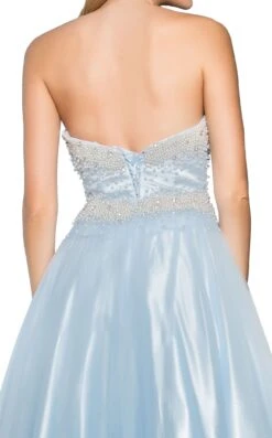 Elizabeth K GL2155 Dress -THE DRESS WARE HOUSE GL2155 BABYBLUE 4O 540723