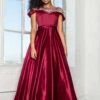 Elizabeth K GL2215 Dress -THE DRESS WARE HOUSE GL2215 BURGUNDY 1O 877231 01c6ae09 475b 4de6 92e2 649788e6daa8
