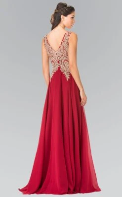 Elizabeth K GL2311 Dress -THE DRESS WARE HOUSE GL2311 BURGUNDY 2O 39a451e0 097f 4efc 907b 7d642d4109de