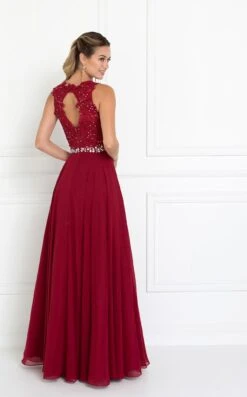 Elizabeth K GL2417 Dress -THE DRESS WARE HOUSE GL2417 BURGUNDY 2O 86b45c17 a4b0 4d3b a482 02f10a09a9f7