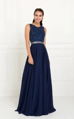 Elizabeth K GL2417 Dress -THE DRESS WARE HOUSE GL2417 NAVY 1O 4450492c d66c 481f 96f8 e6d5ab7aed39