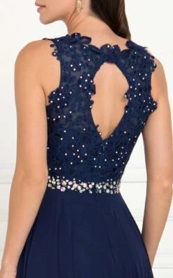 Elizabeth K GL2417 Dress -THE DRESS WARE HOUSE GL2417 NAVY 4O 272903