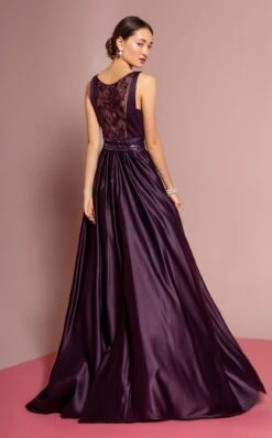 Elizabeth K GL2531 Dress -THE DRESS WARE HOUSE GL2531 EGGPLANT 2O f9ccde96 d300 4065 b7fb 930ea987e05a