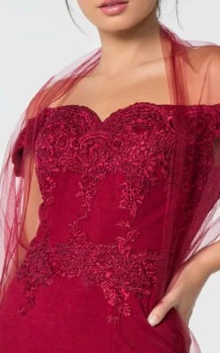 Elizabeth K GL2708 Dress -THE DRESS WARE HOUSE GL2708 BURGUNDY 3O 541330 c657535b 2001 4095 8e63 392a4590b46b