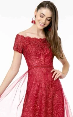 Elizabeth K GL2942 Dress 11 Elizabeth K GL2942 Dress -THE DRESS WARE HOUSE GL2942 BURGUNDY 3O 322756