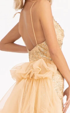 GLS By Gloria GL3004 Dress -THE DRESS WARE HOUSE GL3004 CHAMPAGNE D2 975514