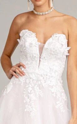 GLS By Gloria GL3010 Dress -THE DRESS WARE HOUSE GL3010 WHITE D1 185473 2d815294 0dbc 4c22 af2f 57c2f21ec0dd