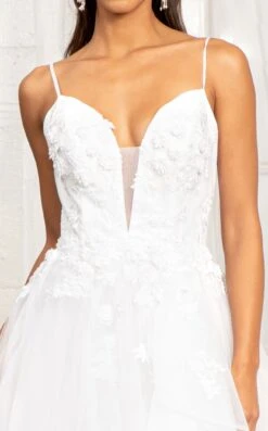 GLS By Gloria GL3013 Dress -THE DRESS WARE HOUSE GL3013 WHITE D1 9da3e9eb f7ca 4d6b ab5d 66996f738bf6