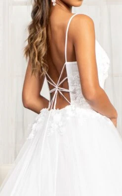 GLS By Gloria GL3013 Dress -THE DRESS WARE HOUSE GL3013 WHITE D2 f573c05a 4190 4939 a7c3 c76a8168a3b3