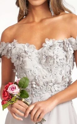 Elizabeth K GL3018 Dress 40 Elizabeth K GL3018 Dress -THE DRESS WARE HOUSE GL3018 SILVER D1 787324