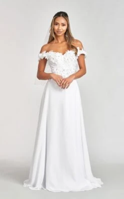 Elizabeth K GL3018 Dress 28 Elizabeth K GL3018 Dress -THE DRESS WARE HOUSE GL3018 WHITE 1O
