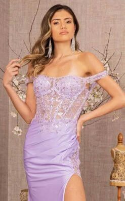 Elizabeth K GL3162 Dress -THE DRESS WARE HOUSE GL3162 LILAC D1 88b430d6 641e 4fa4 817b afe482535657