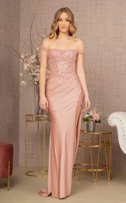Elizabeth K GL3162 Dress -THE DRESS WARE HOUSE GL3162 ROSEGOLD 1O d795a2d2 ea5f 4819 b140 5995298591f3