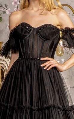 GLS By Gloria GL3453 Dress -THE DRESS WARE HOUSE GLS by Gloria GL3453 BLACK D1 dd416098 7736 4f0c a9f8 ce55f01ed4a1