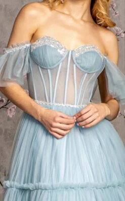 GLS By Gloria GL3453 Dress -THE DRESS WARE HOUSE GLS by Gloria GL3453 SMOKYBLUE D1 ea3d4446 4a32 4d6c 8da7 2022e89a219e