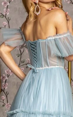 GLS By Gloria GL3453 Dress -THE DRESS WARE HOUSE GLS by Gloria GL3453 SMOKYBLUE D2 09f634ba 2dd5 4c49 988c 8491298bb926