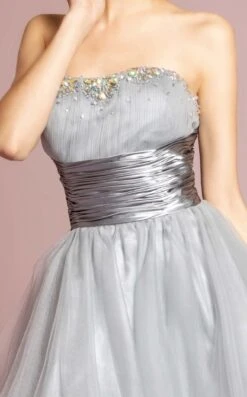 Elizabeth K GS1052 Dress -THE DRESS WARE HOUSE GS1052 SILVER 3O 993934