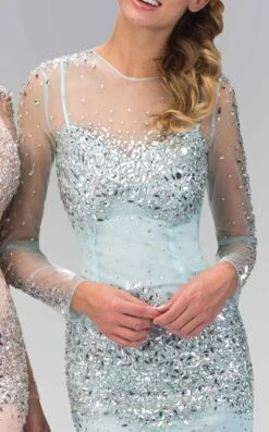 Elizabeth K GS2135 Dress -THE DRESS WARE HOUSE GS2135 BABYBLUE 3O 550079