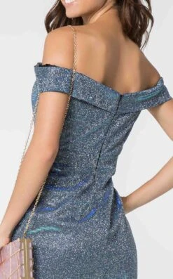 Elizabeth K GS2856 Dress -THE DRESS WARE HOUSE GS2856 SILVERBLUE 4O 313082