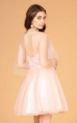 Elizabeth K GS3089 Dress -THE DRESS WARE HOUSE GS3089 BLUSH D2