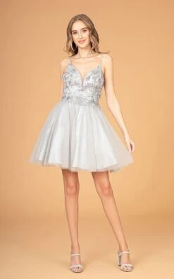 Elizabeth K GS3089 Dress -THE DRESS WARE HOUSE GS3089 SILVER 3O