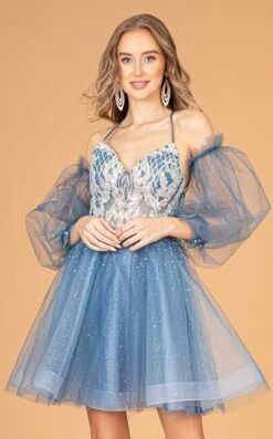 Elizabeth K GS3095 Dress -THE DRESS WARE HOUSE GS3095 SMOKYBLUE D1 128123 9dcefbf1 30a9 4d04 8482 ad86a73d999e