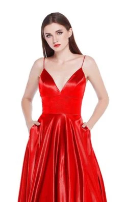 Jadore J14038 Dress -THE DRESS WARE HOUSE J14038 Red f52ab960 5193 4fa0 a989 c4b5987c3a61 188700