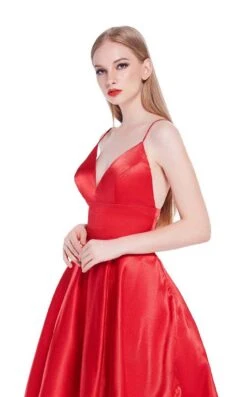 Jadore J14094 Dress -THE DRESS WARE HOUSE J14094 Red 3 869139