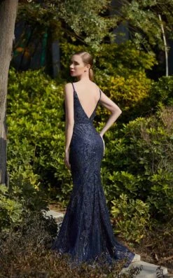 Jadore J19011 Dress -THE DRESS WARE HOUSE J19011 Navy 2 771384