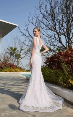 Jadore J19012 Dress -THE DRESS WARE HOUSE J19012 Ivory 2 466131