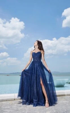 Jadore J20006 Dress 10 Jadore J20006 Dress -THE DRESS WARE HOUSE J20006 NAVY 1 607729