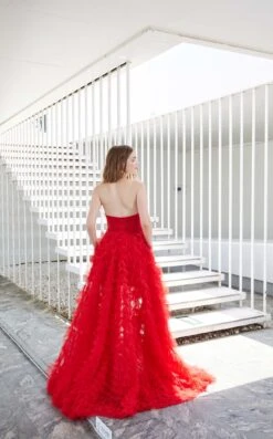 Jadore J20009 Dress -THE DRESS WARE HOUSE J20009 RED 2 883217