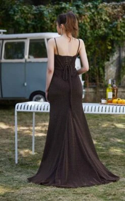 Jadore J21020 Dress -THE DRESS WARE HOUSE J21020 Mocha 3 291281