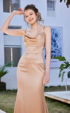 Jadore J21031 Dress -THE DRESS WARE HOUSE J21031 Gold 2 ae76b9d0 fe8f 40b8 ba13 9e147c8e85a9