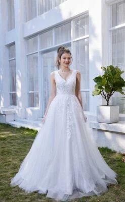 Jadore J21032 Dress -THE DRESS WARE HOUSE J21032 Ivory 1 739199 ef744525 8bc4 4dbe 9e1d e5199949a62a