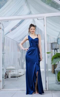 Jadore J21034 Dress -THE DRESS WARE HOUSE J21034 Navy 1 434607