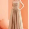 Jadore J22003 Dress -THE DRESS WARE HOUSE J22003 Champagne 1 a93d73ca 521c 470a 829c 9f9dc8190180