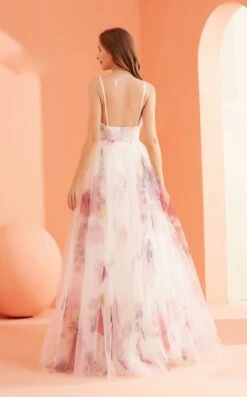 Jadore J22011 Dress -THE DRESS WARE HOUSE J22011 Pink Ivory 3